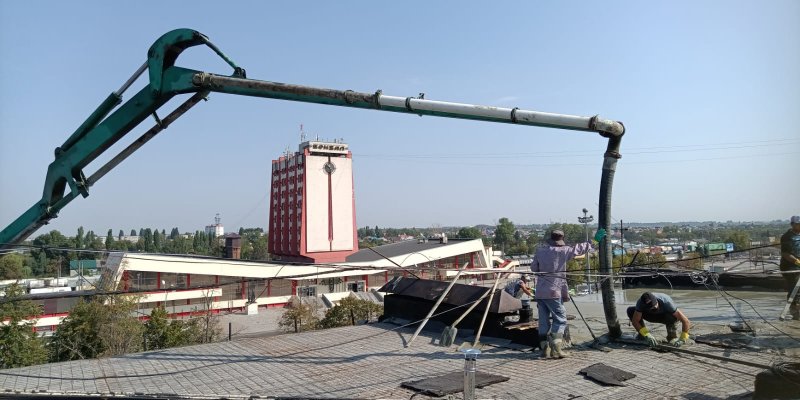 Заливка бетона для многоэтажного дома